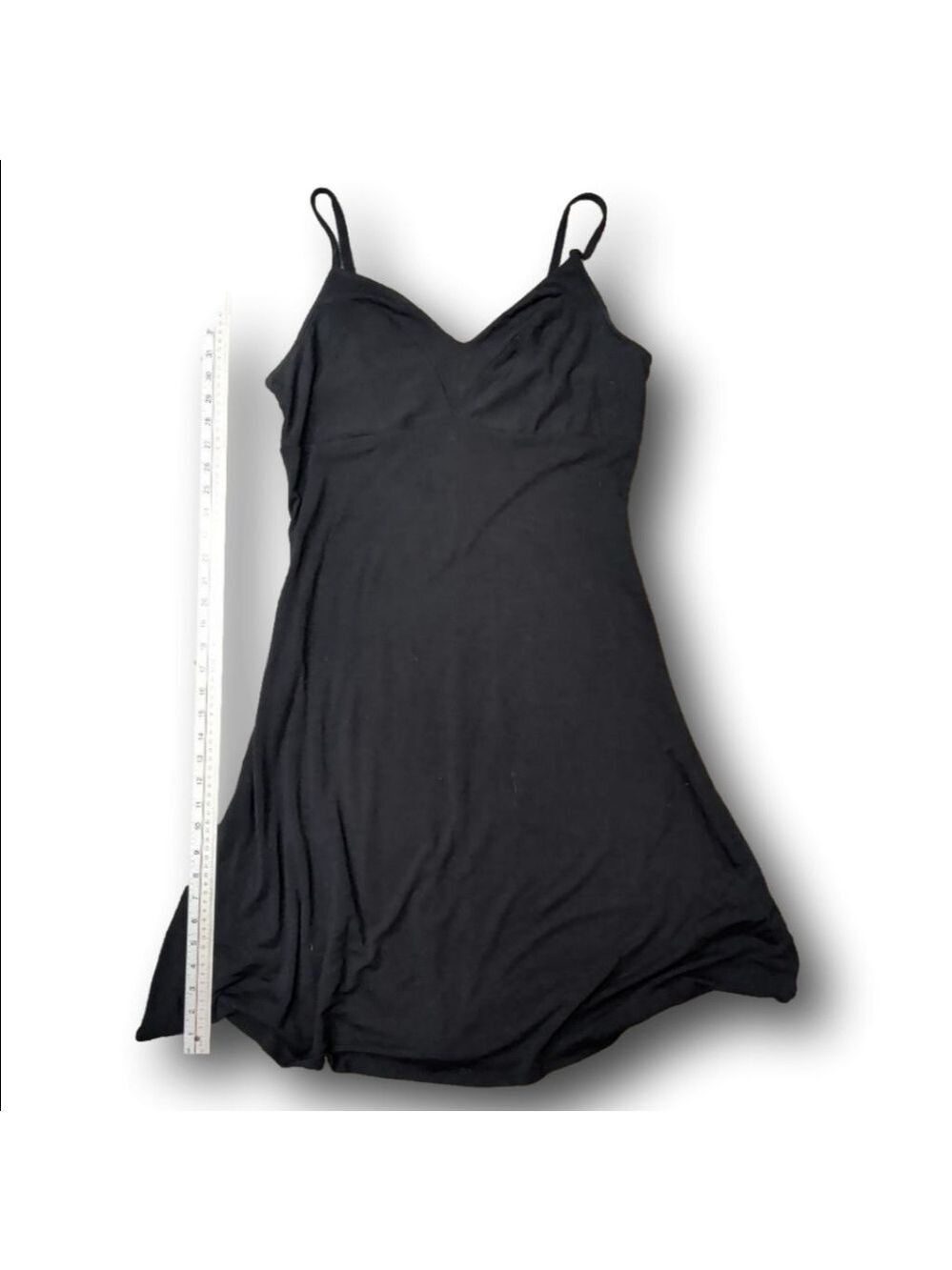 Women's Mossimo Black Sleeveless V-Neck Dress Size L - Picture 1 of 5
